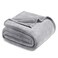 Exclusivo Mezcla Fleece Blankets Queen Size for Bed Super Soft and Warm All Season Cozy Plush Lightweight 90x90 Inches Light Grey