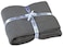 HILLFAIR 100 Combed Cotton Blanket Queen Size Bed Blanket Warm Soft All Season Breathable Lightweight Summer Blankets Waffle Weave Home Decor Bed Blanket Grey Queen Bed Cotton BlanketsBedcover