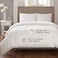 Madison Park Cambria Down Alternative Blanket Premium 3M Scotchgard Moisture Wicking Treatment Lightweight and Soft Bed Cover For Summer with Satin Trim Oversized FullQueen Ivory