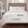 Madison Park Cambria Down Alternative Blanket Premium 3M Scotchgard Moisture Wicking Treatment Lightweight and Soft Bed Cover For Summer with Satin Trim Oversized FullQueen Ivory