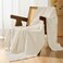 PHF 100 Cotton Waffle Weave Throw Blanket Soft Lightweight Breathable Cozy Throws for Couch Bed Sofa Luxury Aesthetic Blanket Gift for Home Decor Office 50x60 Ivory