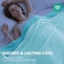 Topcee Cooling Blanket 90x90Queen Size for Night Sweats Absorbs Heat to Keep Adults Cool on Warm Nights QMax 05 Cooling Blankets for Hot Sleepers UltraCool Lightweight Blanket for Bed