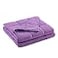 RelaxBlanket Cotton Weighted Blanket 100 Cotton with Premium Glass Beads for AllSeason 60x80 20lbsPurple