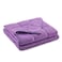 RelaxBlanket Cotton Weighted Blanket 100 Cotton with Premium Glass Beads for AllSeason 60x80 20lbsPurple