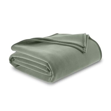 Vellux King Throw Blanket Original Blanket SnuggleReady Durable Machine Washable Pet Friendly AllSeason Comfort Layering Bed Sofa Blanket Blanket for Bed Cozy Throw Blanket Sage Green
