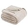 Exclusivo Mezcla Fleece Blanket Twin Size for Bed Super Soft and Warm All Season Cozy Plush Lightweight 90x66 Inches Camel