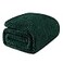 Exclusivo Mezcla Fleece Bed Blanket Queen Size Lightweight Jacquard for Spring Summer Soft Cozy Breathable Blankets Forest Green 90x90 Inches