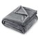 SOCHOW Flannel Fleece Blanket Twin Size All Season Lightweight Super Soft Cozy Blanket for Bed or Couch Grey 60x80 inches