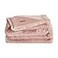 UnHide Marshmallow Faux Fur Blanket Heavy Weight Extra Soft Blanket Made from Recycled Materials Machine Washable Medium 60 x 80 Rosy Baby