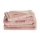 UnHide Marshmallow Faux Fur Blanket Heavy Weight Extra Soft Blanket Made from Recycled Materials Machine Washable Medium 60 x 80 Rosy Baby