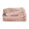 UnHide Marshmallow Faux Fur Blanket Heavy Weight Extra Soft Blanket Made from Recycled Materials Machine Washable Medium 60 x 80 Rosy Baby