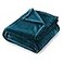 SOCHOW Flannel Fleece Blanket Twin Size All Season Lightweight Super Soft Cozy Blanket for Bed or Couch Blue Coral 60 X 80