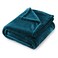 SOCHOW Flannel Fleece Blanket Twin Size All Season Lightweight Super Soft Cozy Blanket for Bed or Couch Blue Coral 60 X 80