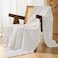 PHF 100 Cotton Waffle Throw Blanket for Couch Lightweight Breathable and Soft for Summer Luxury Aesthetic Waffle Weave Blanket for Home Decor Office Gifts for Women 50x60 White