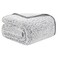 EMME Soft Sherpa Fleece Blanket Reversible Plush Fluffy Large Blanket Light Weight Warm Decorative Boho Blanket Cover for Sofa Couch BedroomTravelPlush Grey50x60