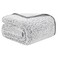 EMME Soft Sherpa Fleece Blanket Reversible Plush Fluffy Large Blanket Light Weight Warm Decorative Boho Blanket Cover for Sofa Couch BedroomTravelPlush Grey50x60