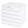 PHF Oversized King Big Fleece Blanket 120x120 No Shed No Pilling Extra Large Soft Blanket Giant 10x 10 Lightweight for Bed Sofa Travel and Camping Suitable for All Season White