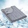 OIGAE Cooling Blanket for Hot Sleepers Soft Lightweight Summer Cold Blanket for Night Sweats Perfect for Bed Couch Sofa Grey Twin 60 x 80