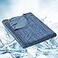 OIGAE Cooling Blanket for Hot Sleepers Soft Lightweight Summer Cold Blanket for Night Sweats Perfect for Bed Couch Sofa Dark Blue King 90 x 108