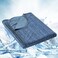 OIGAE Cooling Blanket for Hot Sleepers Soft Lightweight Summer Cold Blanket for Night Sweats Perfect for Bed Couch Sofa Dark Blue King 90 x 108