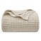 PHF Ultra Soft Waffle Weave Blanket King Size Lightweight Breathable Cooling SkinFriendly Throw for Spring Summer for Hot SleepersAesthetic Home Decor for Bed Couch Light KhakiLinen 104 90