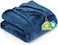 Utopia Bedding Fleece Blanket Queen Size Royal Blue 300GSM Luxury Fuzzy Soft AntiStatic Microfiber Bed Blanket 90x90 Inch