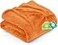 Utopia Bedding Fleece Blanket Queen Size Burnt Orange 300GSM Luxury Fuzzy Soft AntiStatic Microfiber Bed Blanket 90x90 Inch