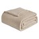 EMME Fleece Blanket 3D Jacquard Throw Blanket for Couch and Bed Soft Cozy and Fluffy Blankets Lightweight Luxury Flannel with Geometric Grid Design Beige 50 x 60