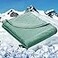 HOMFINE Cooling Blankets for Hot Sleepers Summer Blanket Thin Lightweight Breathable Soft Double Side Enhanced Cooling for Bed Couch Sofa Keep Cool for Night Sweats Green 90 x 90 inches