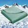 HOMFINE Cooling Blankets for Hot Sleepers Summer Blanket Thin Lightweight Breathable Soft Double Side Enhanced Cooling for Bed Couch Sofa Keep Cool for Night Sweats Green 90 x 90 inches