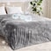 Guohaoi Cooling Throw Blanket for Hot Sleepers Full Size 6090 Lightweight Breathable Summer Bed Blanket for Night ArcChill QMax 05 Cool FiberLightweight Tie Dye Blanket Grey