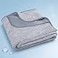 Degrees of Comfort Cooling Blanket for Hot Sleepers King Size Instant CoolTouch PolarEdge Fabric Lightweight Breathable Summer Blankets for Night Sweats Grey 108x90