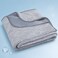 Degrees of Comfort Cooling Blanket for Hot Sleepers King Size Instant CoolTouch PolarEdge Fabric Lightweight Breathable Summer Blankets for Night Sweats Grey 108x90
