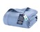LANE LINEN Queen Blanket for Bed 100 Cotton Medium Weight Soft Cozy Durable Bed Blankets All Weather Use 350 GSM Designed for Layering or Standalone Use OekoTEX Certified Light Blue