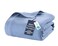 LANE LINEN Queen Blanket for Bed 100 Cotton Medium Weight Soft Cozy Durable Bed Blankets All Weather Use 350 GSM Designed for Layering or Standalone Use OekoTEX Certified Light Blue