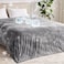 Guohaoi Cooling Throw Blanket for Hot Sleepers Queen Size 9090 Lightweight Breathable Summer Bed Blanket for Couch ArcChill QMax 05 Cool FiberLightweight Tie Dye Blanket Grey