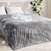 Guohaoi Cooling Throw Blanket for Hot Sleepers Queen Size 9090 Lightweight Breathable Summer Bed Blanket for Couch ArcChill QMax 05 Cool FiberLightweight Tie Dye Blanket Grey