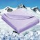 HOMFINE Cooling Blankets for Hot Sleepers Summer Blanket Thin Lightweight Breathable Soft Double Side Enhanced Cooling for Bed Couch Sofa Keep Cool for Night Sweats Purple 60 x 80 inches
