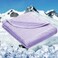 HOMFINE Cooling Blankets for Hot Sleepers Summer Blanket Thin Lightweight Breathable Soft Double Side Enhanced Cooling for Bed Couch Sofa Keep Cool for Night Sweats Purple 60 x 80 inches