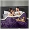Sacred Weapon Waterproof Blanket for Bed Mattress Protector Jet Splash Water Proof Towel Throw Pad Mat Cover Period Blanket Washable Queen King Size Beds Purple 80x80