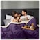 Sacred Weapon Waterproof Blanket for Bed Mattress Protector Jet Splash Water Proof Towel Throw Pad Mat Cover Period Blanket Washable Queen King Size Beds Purple 80x80