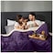 Sacred Weapon Waterproof Blanket for Bed Mattress Protector Jet Splash Water Proof Towel Throw Pad Mat Cover Period Blanket Washable Queen King Size Beds Purple 80x80