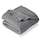 Bare Home Polar Fleece Blanket Throw Grey Warm Cozy Premium Fleece for Bed Sofa Camping Travel and Cold Nights Lightweight Blanket Throw Grey