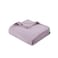 Madison Park Liquid Cotton Blanket Breathable Softer Ring Spun Weave Diamond Motif Luxurious 100 Cotton All Seasons Lightweight Summer Blanket for Bed Couch Office Lilac FullQueen