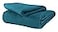 GLAMBURG Glamburg 100 Cotton Thermal Blanket Breathable Waffle Blanket Twin Size All Season Teal