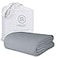 Threadmill Luxury Cotton Blankets for Twin Size Bed AllSeason 100 Cotton Twin Blanket for Bed Herringbone Soft Cozy Fall Thermal Blanket 350GSM 68x92 inches Scottish Grey