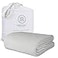 Threadmill Luxury Cotton Blankets for King Size Bed AllSeason Cozy 100 Cotton King Size Blanket Herringbone Soft Fall Thermal Blanket fits California King Size Bed Light Grey