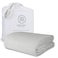 Threadmill Luxury Cotton Blankets for King Size Bed AllSeason Cozy 100 Cotton King Size Blanket Herringbone Soft Fall Thermal Blanket fits California King Size Bed Light Grey