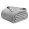 Bedsure 100 Cotton Grey Blanket Queen Size for Bed Cooling Breathable and Soft for Summer Thick Cozy Waffle Weave Blanket Gifts for Women 90x90 Inches
