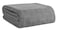 GLAMBURG 100 Cotton Bed Blanket Breathable Thermal Blankets King Size Perfect for Layering Any Bed for All Season Charcoal Grey